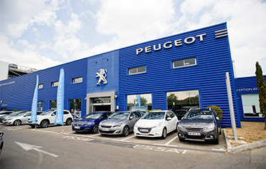 Nos concessionnaires de la marque peugeot